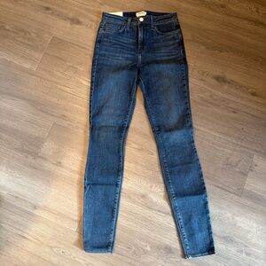 L'AGENCE Dark Blue Skinny Jeans
